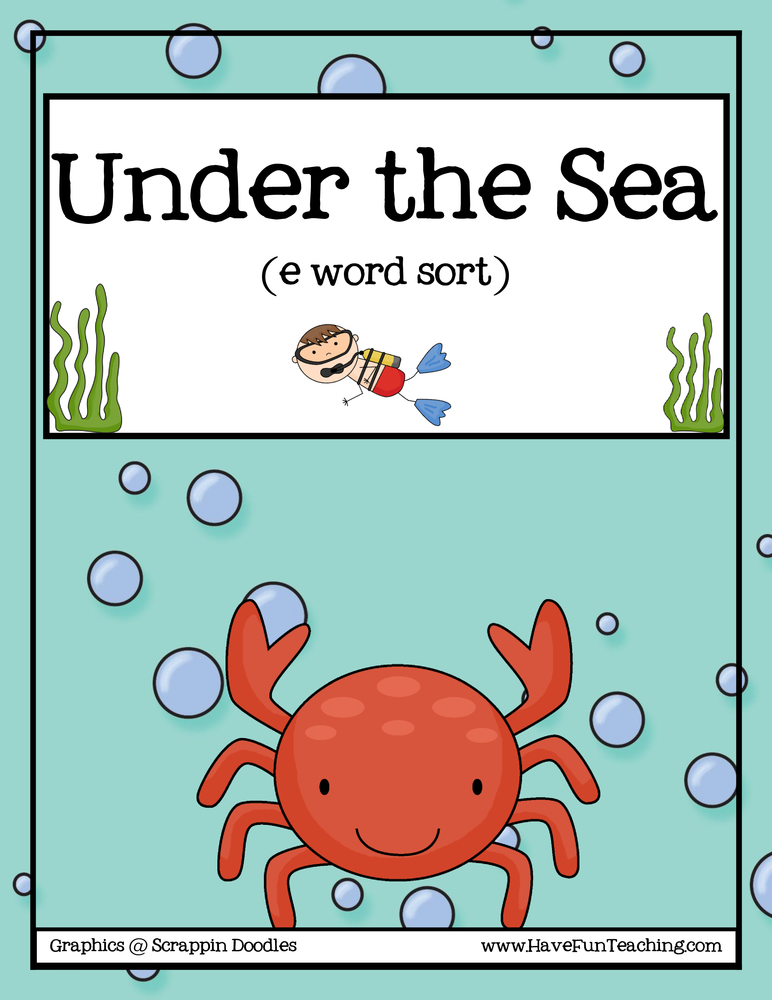 Vowel Letter E Activity teaching resource preview