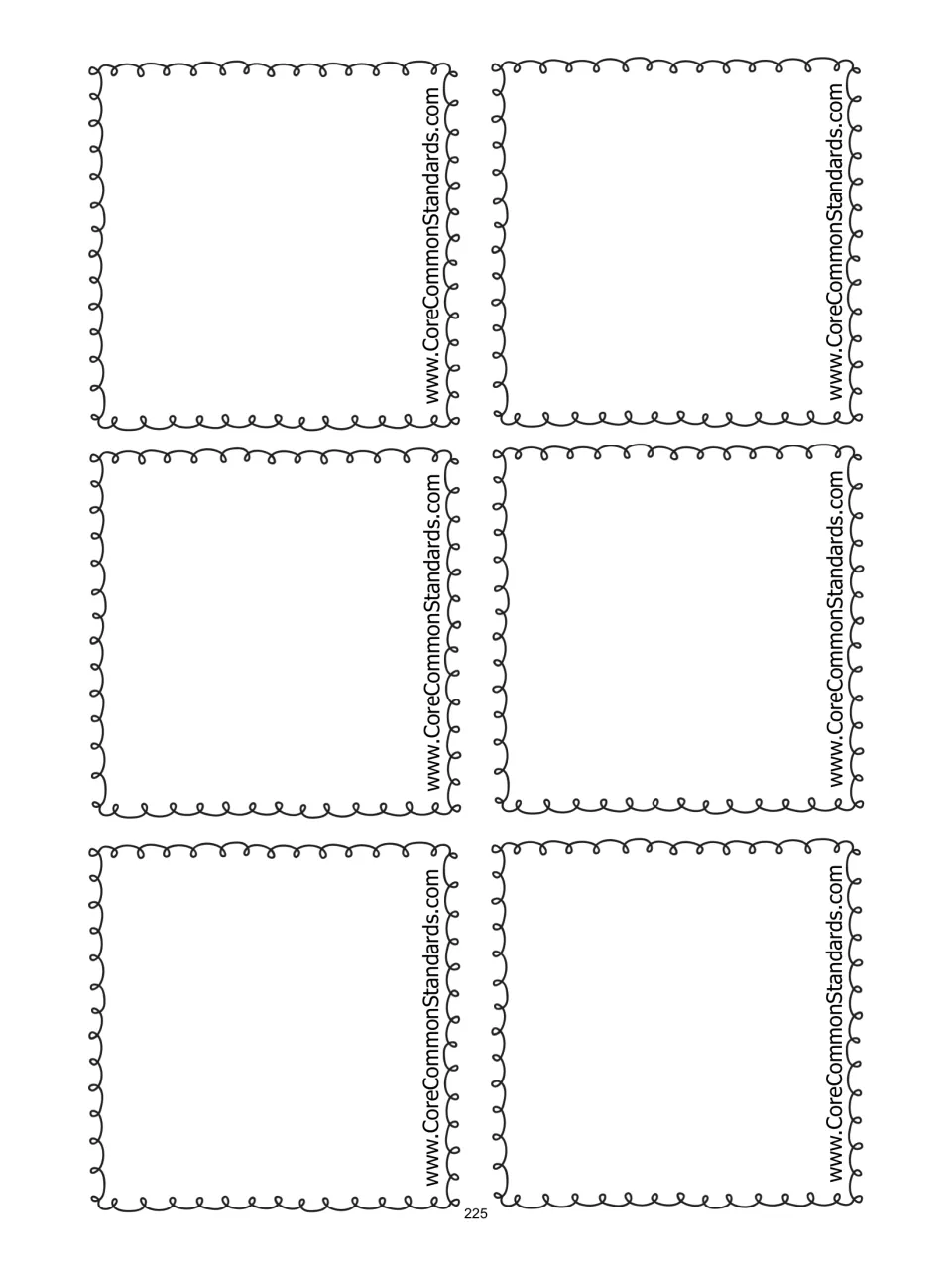 Six blank question cards accompany the six printed research prompts in the Gathering Answers activity