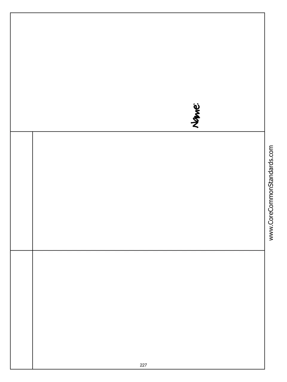 First blank brochure template page includes a Name prompt for the brochure students create after research