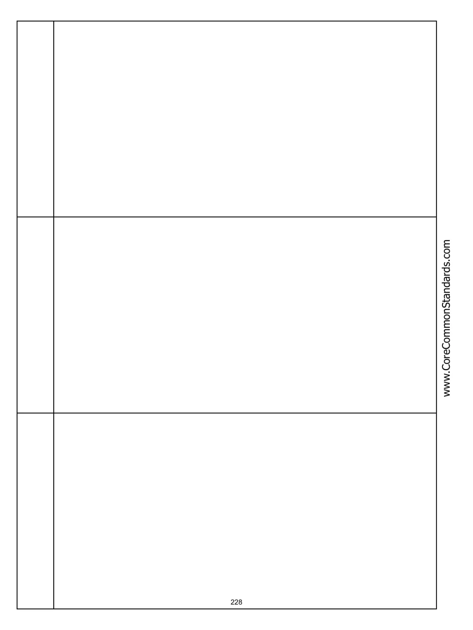 Second blank brochure template page provides space for the brochure students create from gathered information