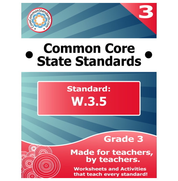 W.3.5 Third Grade Common Core Lesson teaching resource preview