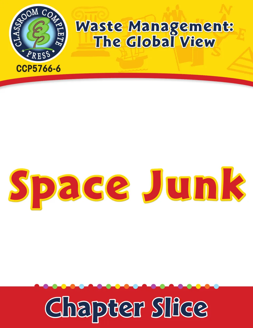 Cover identifying Space Junk as a chapter slice from the Waste Management: The Global View resource