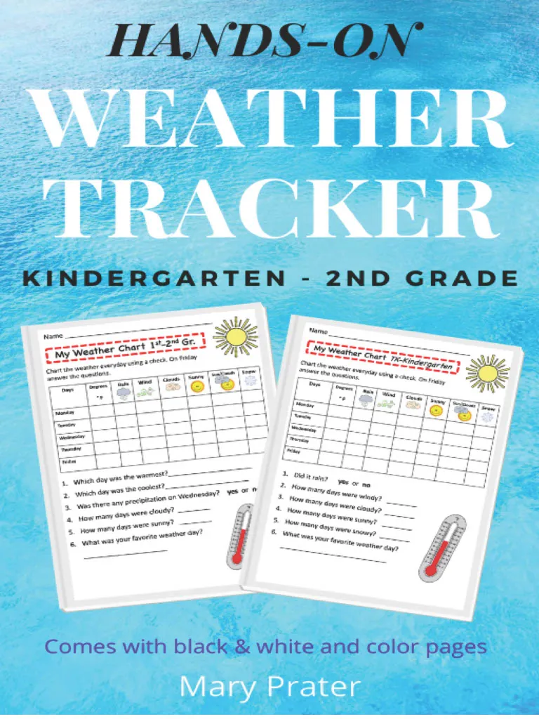 Weather Chart Printable – Daily Tracking for Students – cover