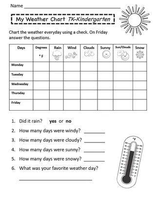 Weather Chart Printable – Daily Tracking for Students – sample page 3