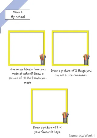 Week 1: My School | Preschool Activities & Worksheets – sample page 3