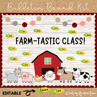 Welcome to Our Farm – Bulletin Board Kit & Nametags – cover