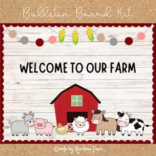 Welcome to Our Farm – Bulletin Board Kit & Nametags – sample page 2