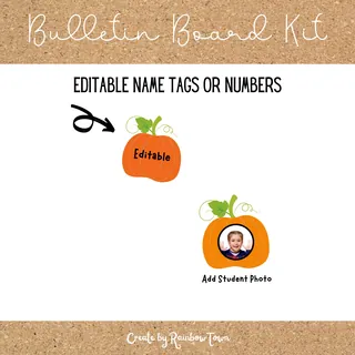 Welcome To Our Pumpkin Patch Fall Bulletin Board Door Decor – preview 3