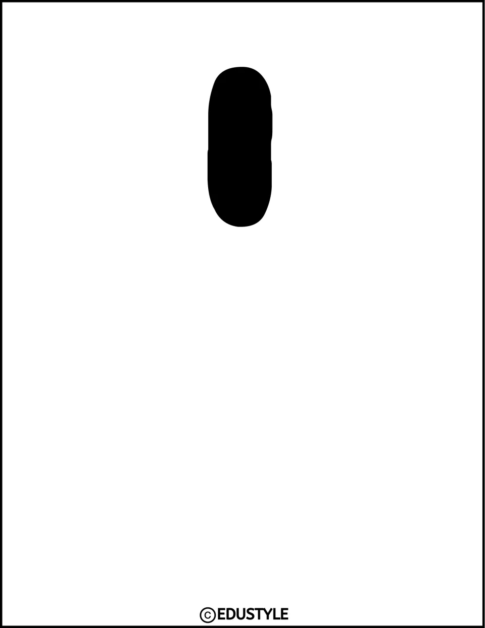 Black apostrophe for the popsicle-themed back-to-school bulletin board or classroom door display lettering