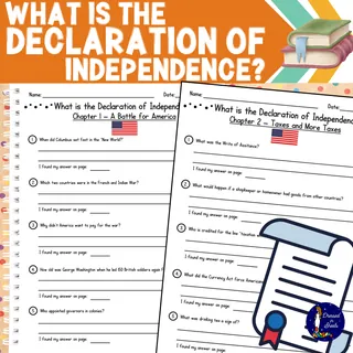 What Is the Declaration of Independence by Michael C Harris Questions – cover