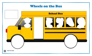 Wheels on the Bus Printable – Cut & Paste Activity – cover