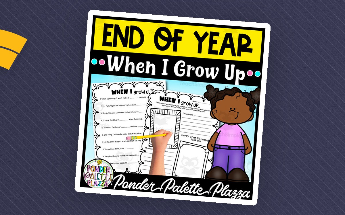 When I Grow Up – End-of-Year Career Activity teaching resource preview