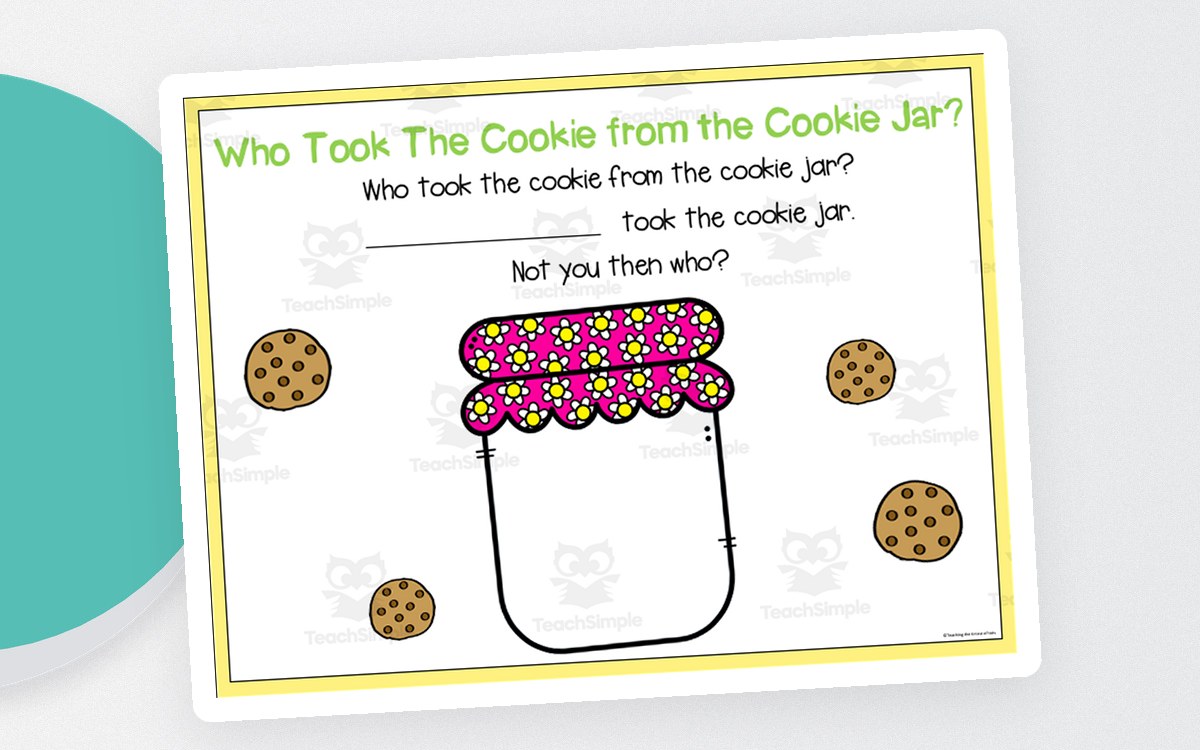 Who Stole the Cookie? – Preschool Name Game preview