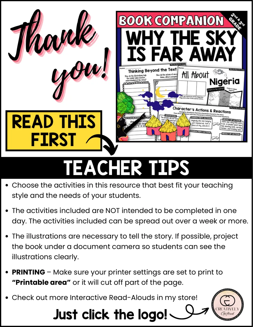 Teacher tips for the folktale book companion: pick activities, spread them over a week, project the book's illustrations