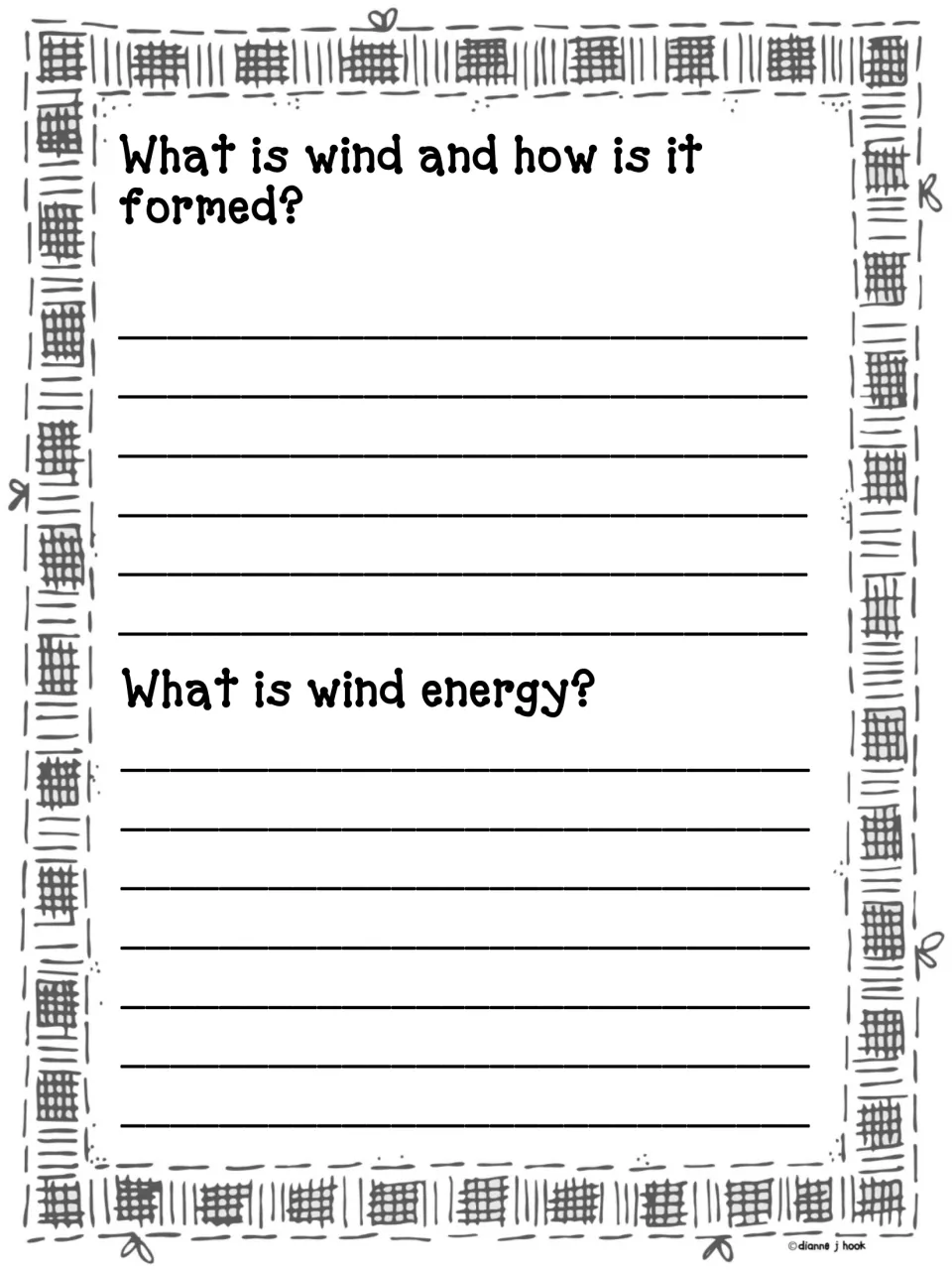 Wind energy report questions to answer in writing: 'What is wind and how is it formed?' and 'What is wind energy?'