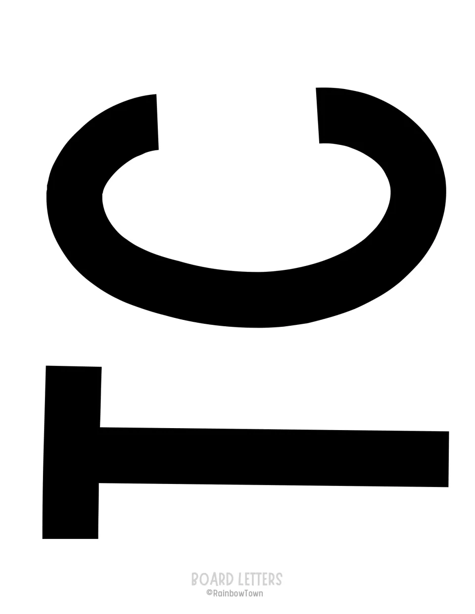 Board letters T and C in bold black, turned sideways, to finish HOT and begin COCOA in the bulletin board headline