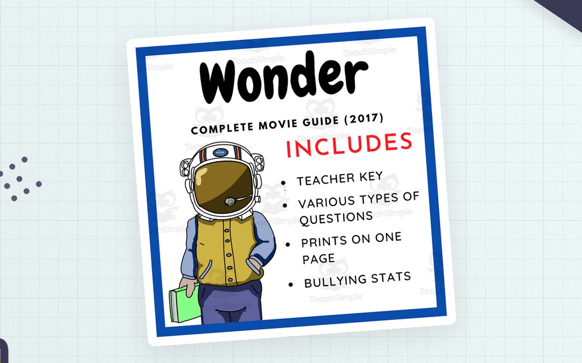 Wonder (2017) – Complete Movie Discussion Guide preview
