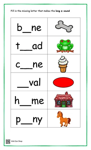 Working with Phonics Worksheet – Letter Sounds for K–2 – sample page 4