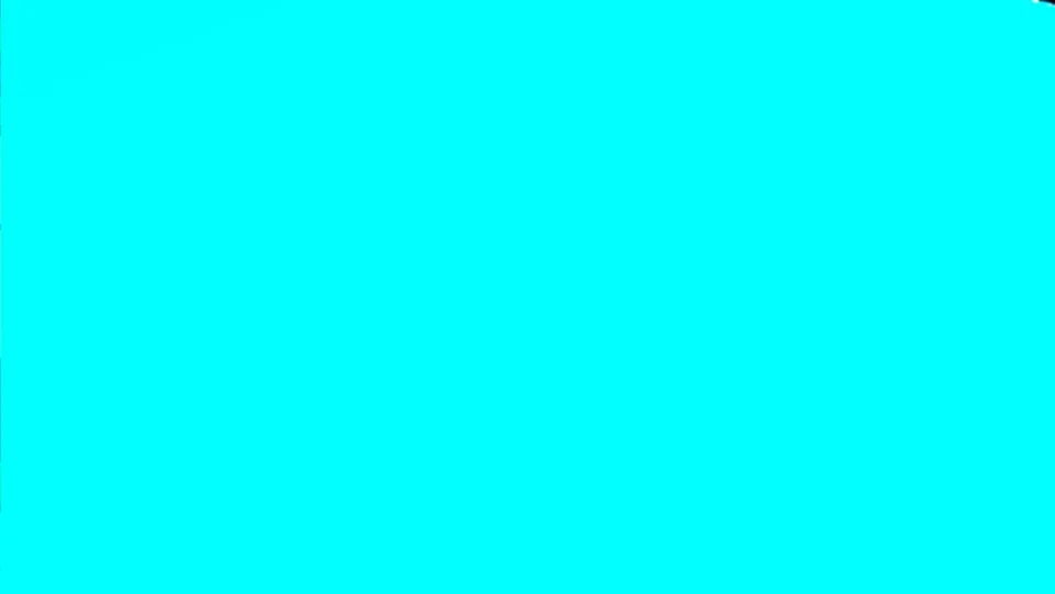 Enlarged display map section showing an almost entirely turquoise ocean area with a tiny corner fragment