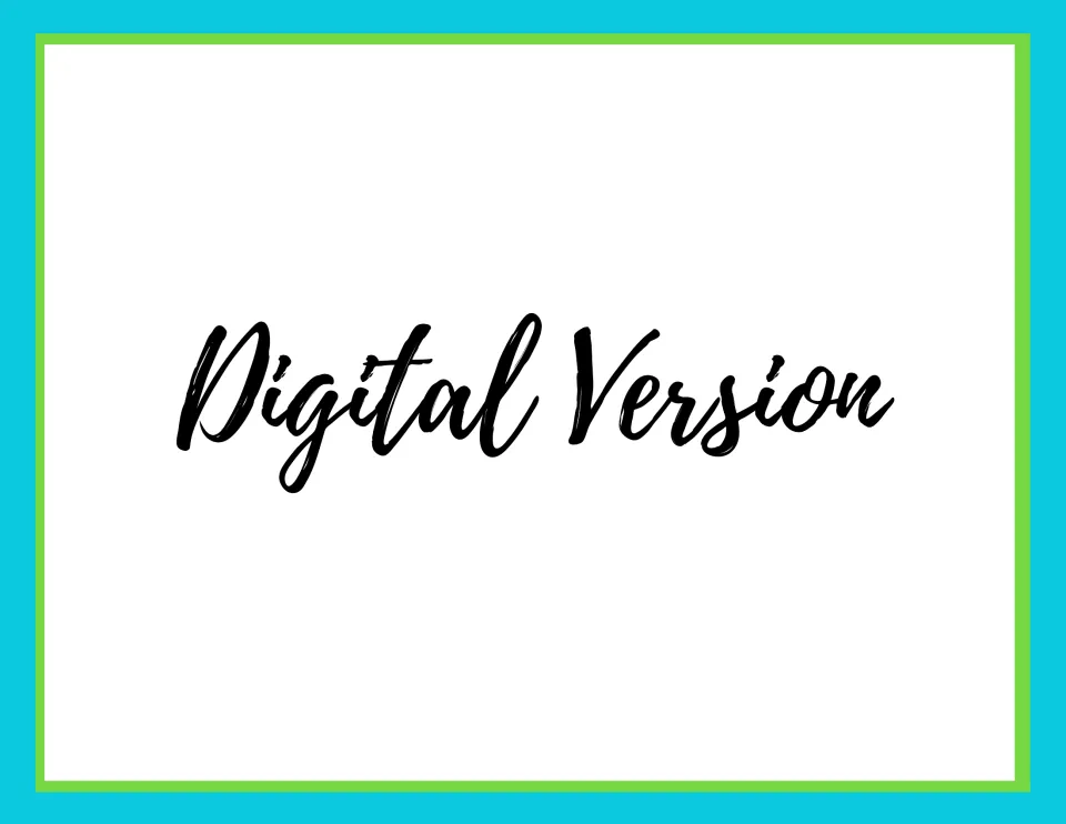 Section divider titled Digital Version, introducing the teacher guide pages for the online edition of the escape room