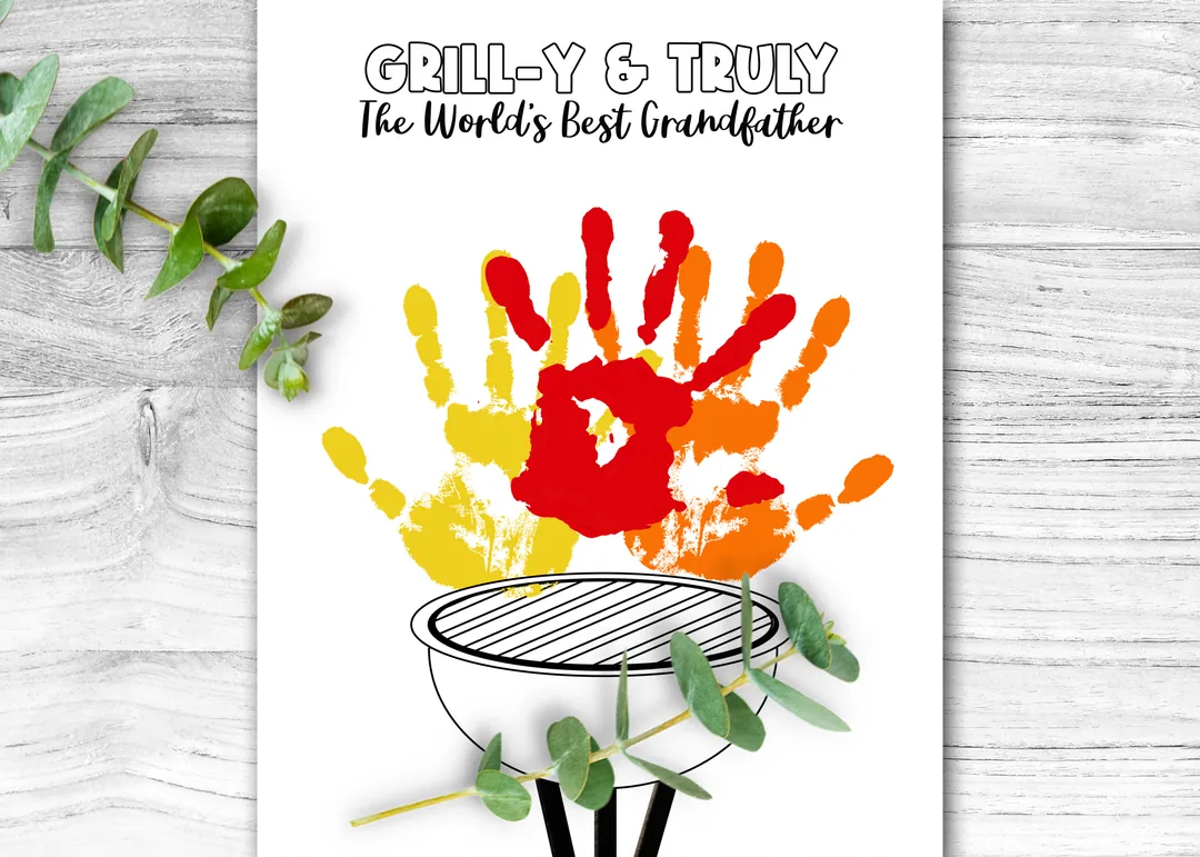 Grandpa Handprint Craft – cover