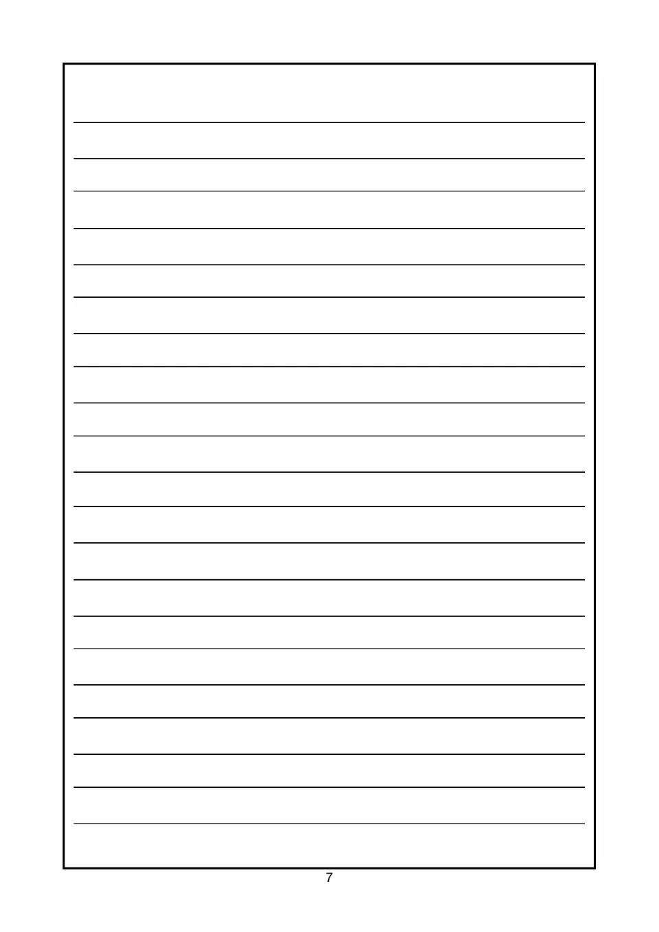 Blank writing page without a printed prompt, giving students extra room to continue or extend a written response