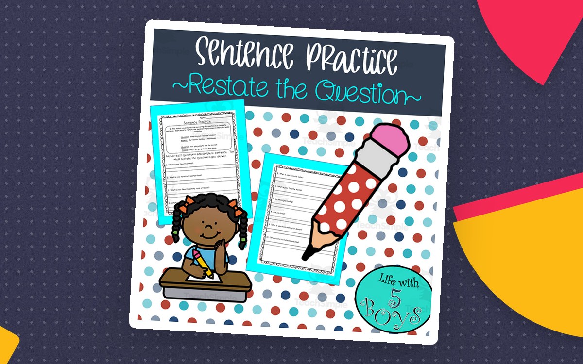 Restate the Question – Writing Practice preview